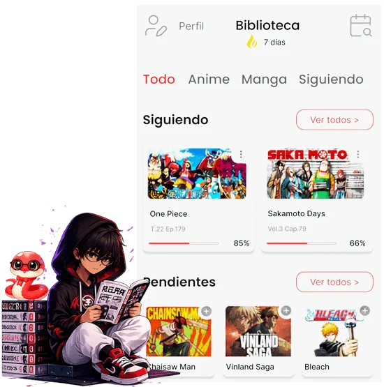 Shioriverse app organizar anime y manga